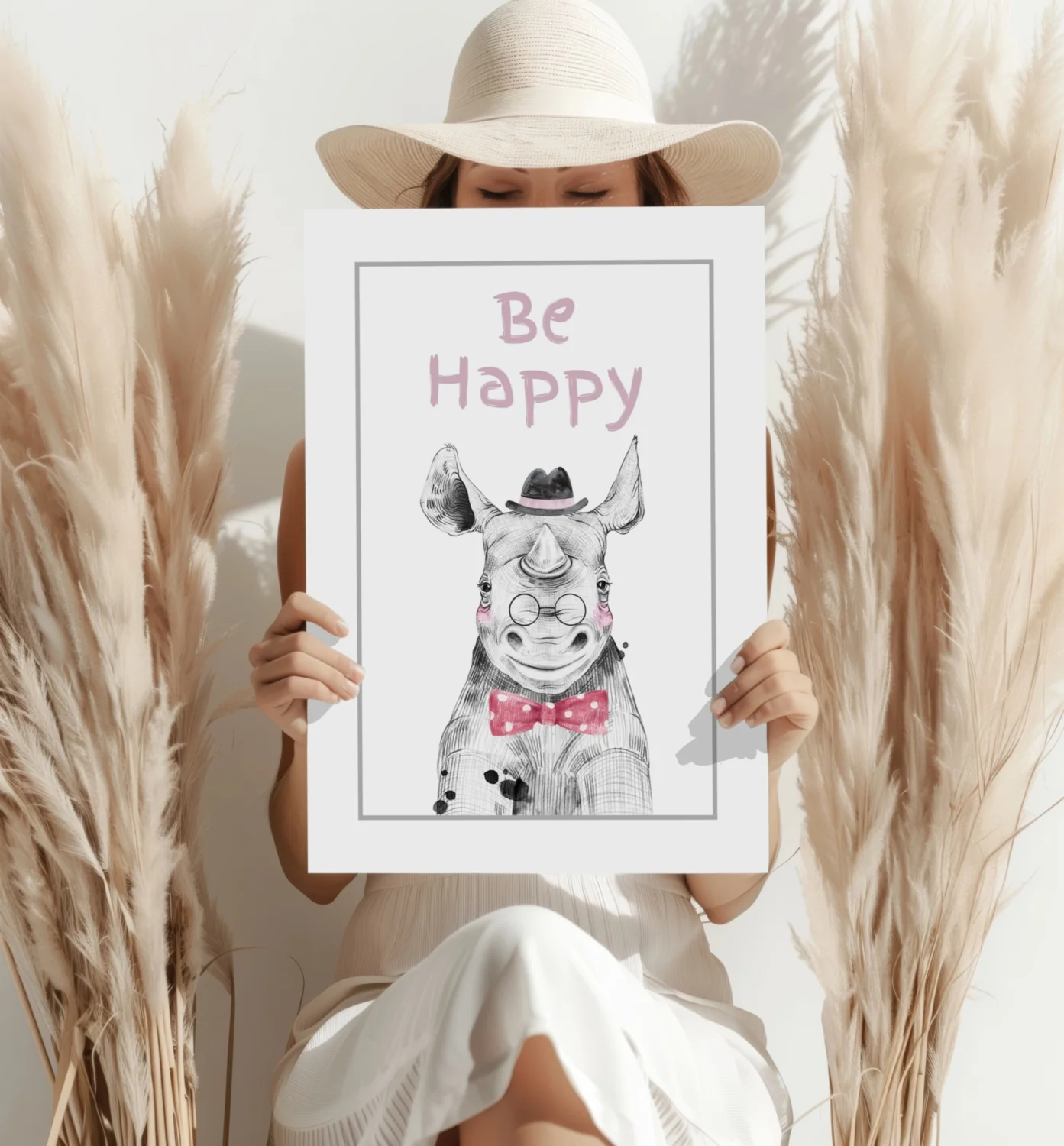Be Happy Aluminum Print - Image 4