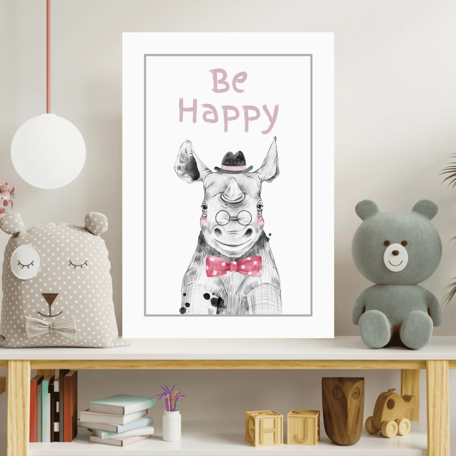 Be Happy Aluminum Print - Image 5