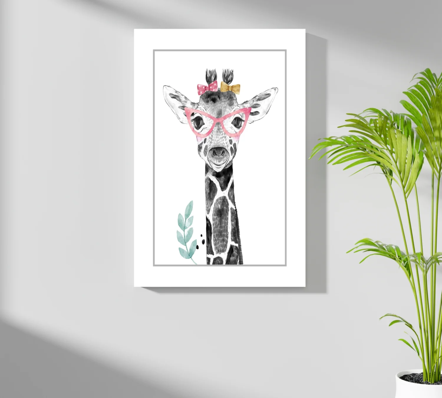 Giraffe Aluminum Print - Image 7