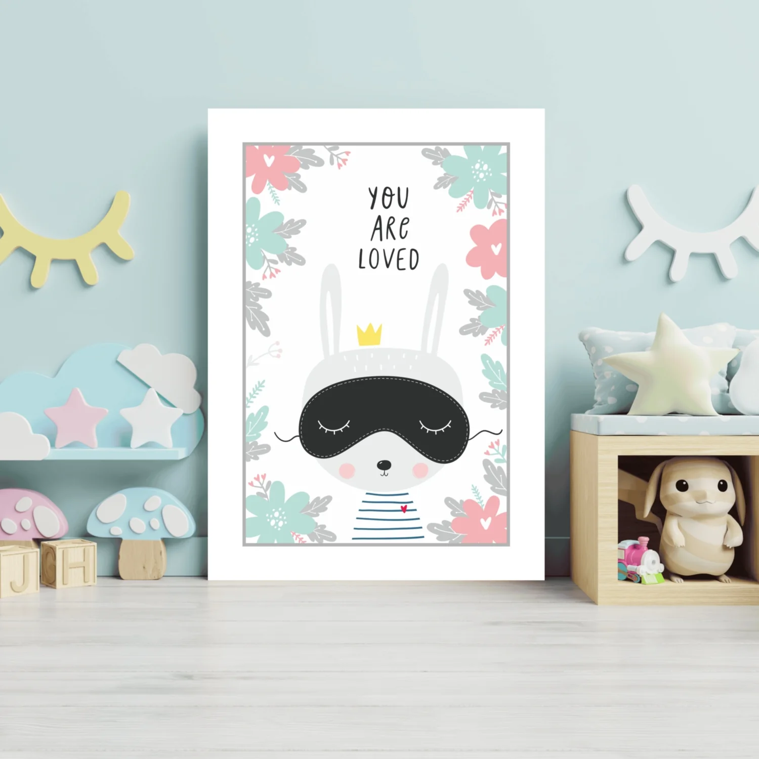 You Are Loved Aluminum Print - Image 3