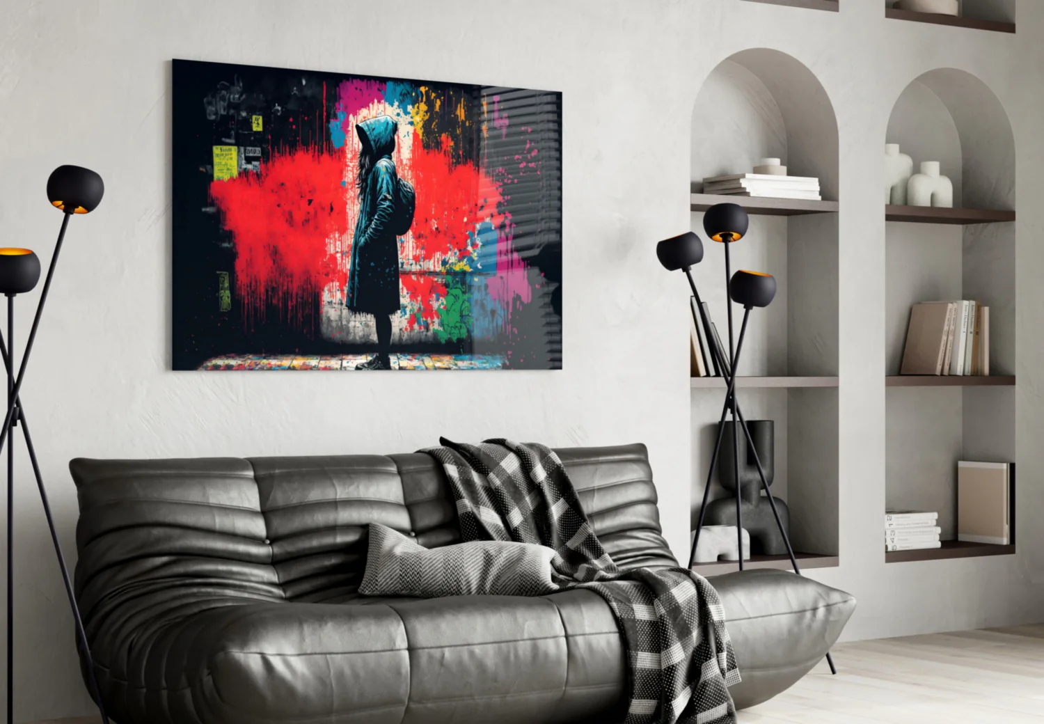 City Music Glass Wall Art|| Designer's Collection - Image 4