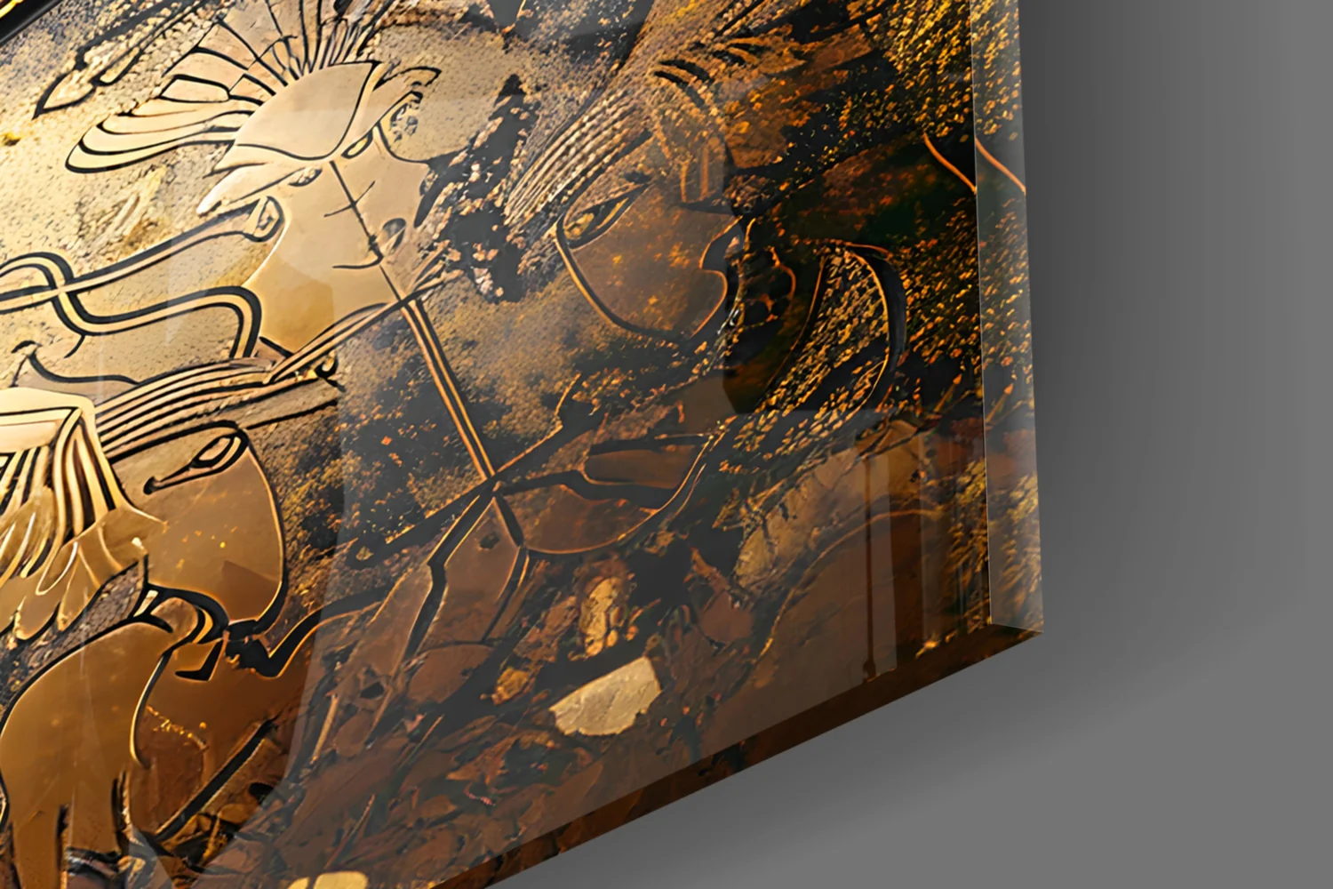 Gladiator Glass Wall Art || Designer Collection - Image 7