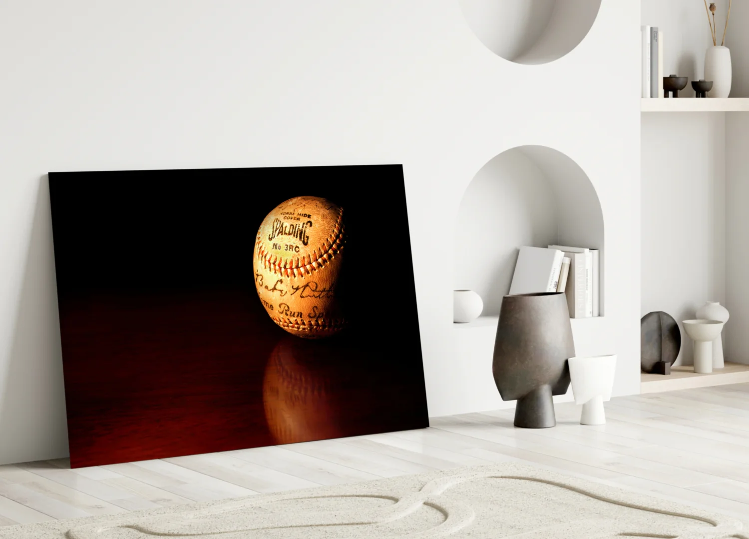 Baseball Glass Wall Art - Image 3