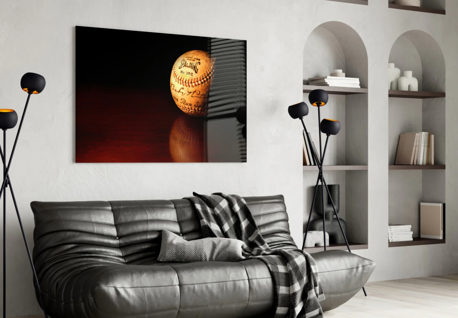 Baseball Glass Wall Art - Image 4