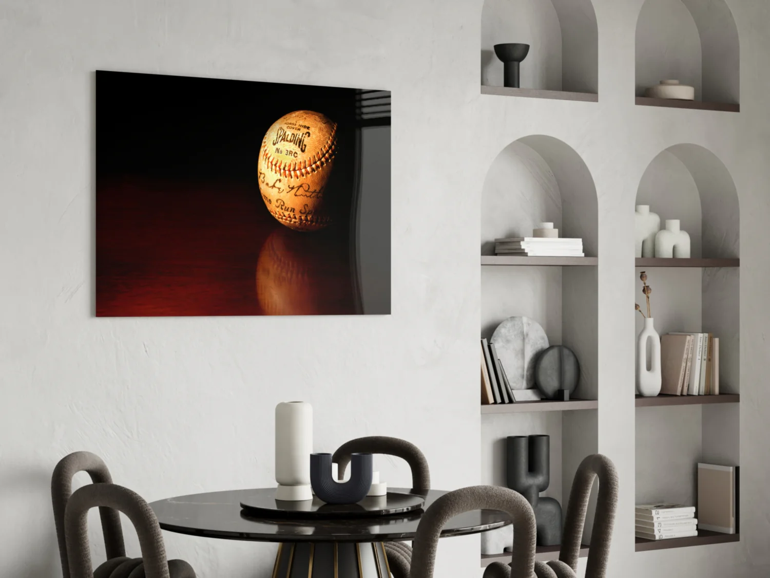 Baseball Glass Wall Art - Image 5