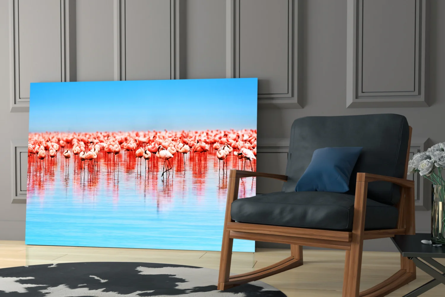 Flamingos Glass Wall Art - Image 6