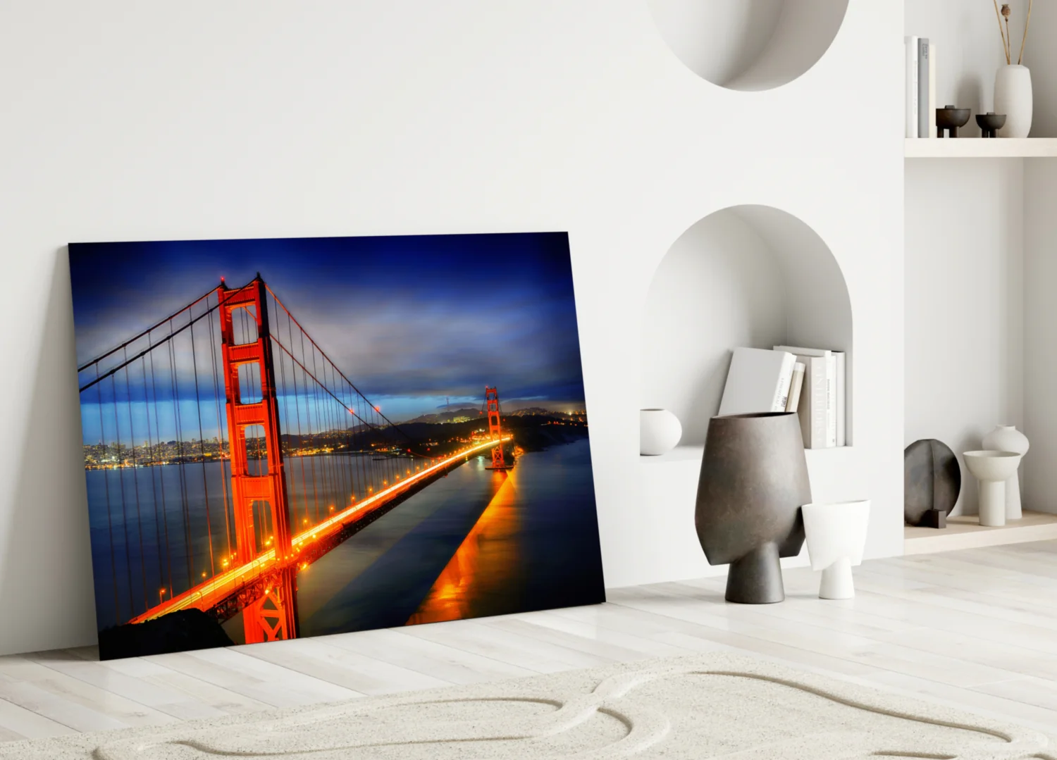 Golden Gate Bridge Glass Wall Art - Image 3