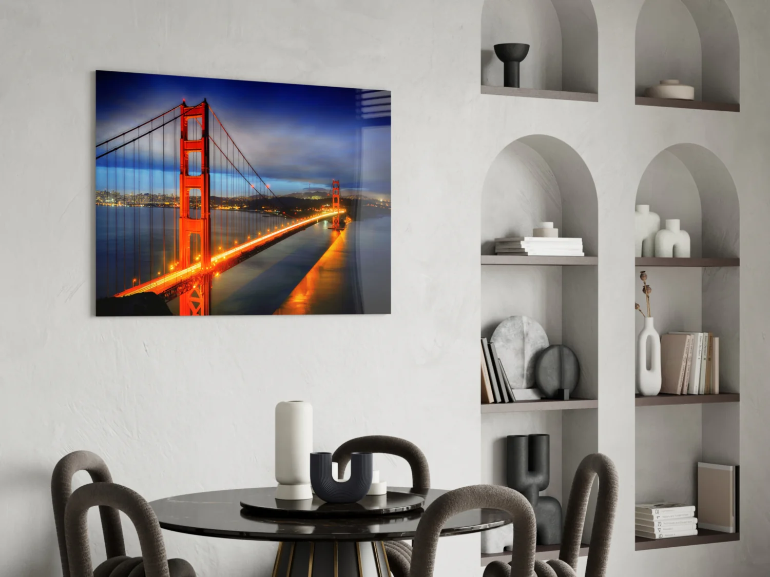 Golden Gate Bridge Glass Wall Art - Image 5