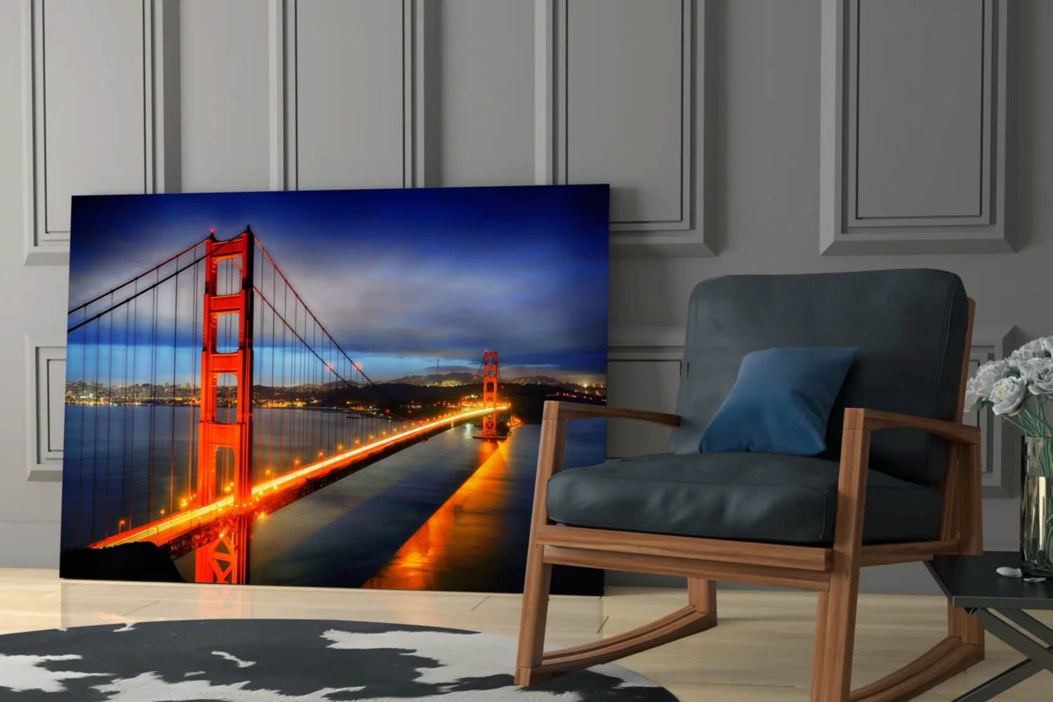 Golden Gate Bridge Glass Wall Art - Image 6