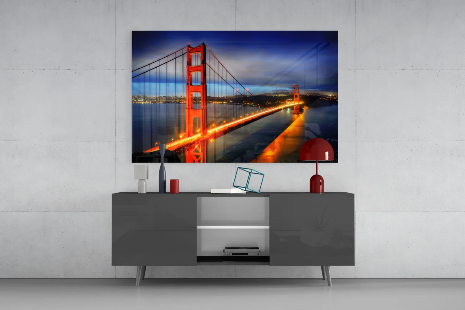 Golden Gate Bridge Glass Wall Art - Image 8
