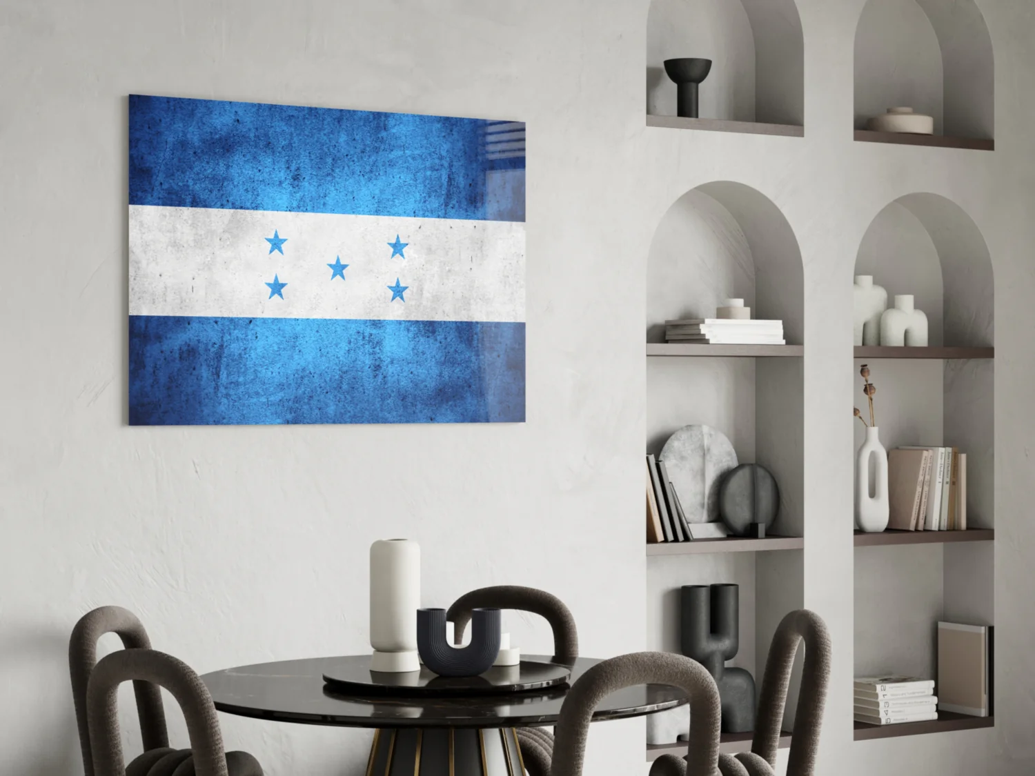 Flag of Honduras Glass Wall Art - Image 5