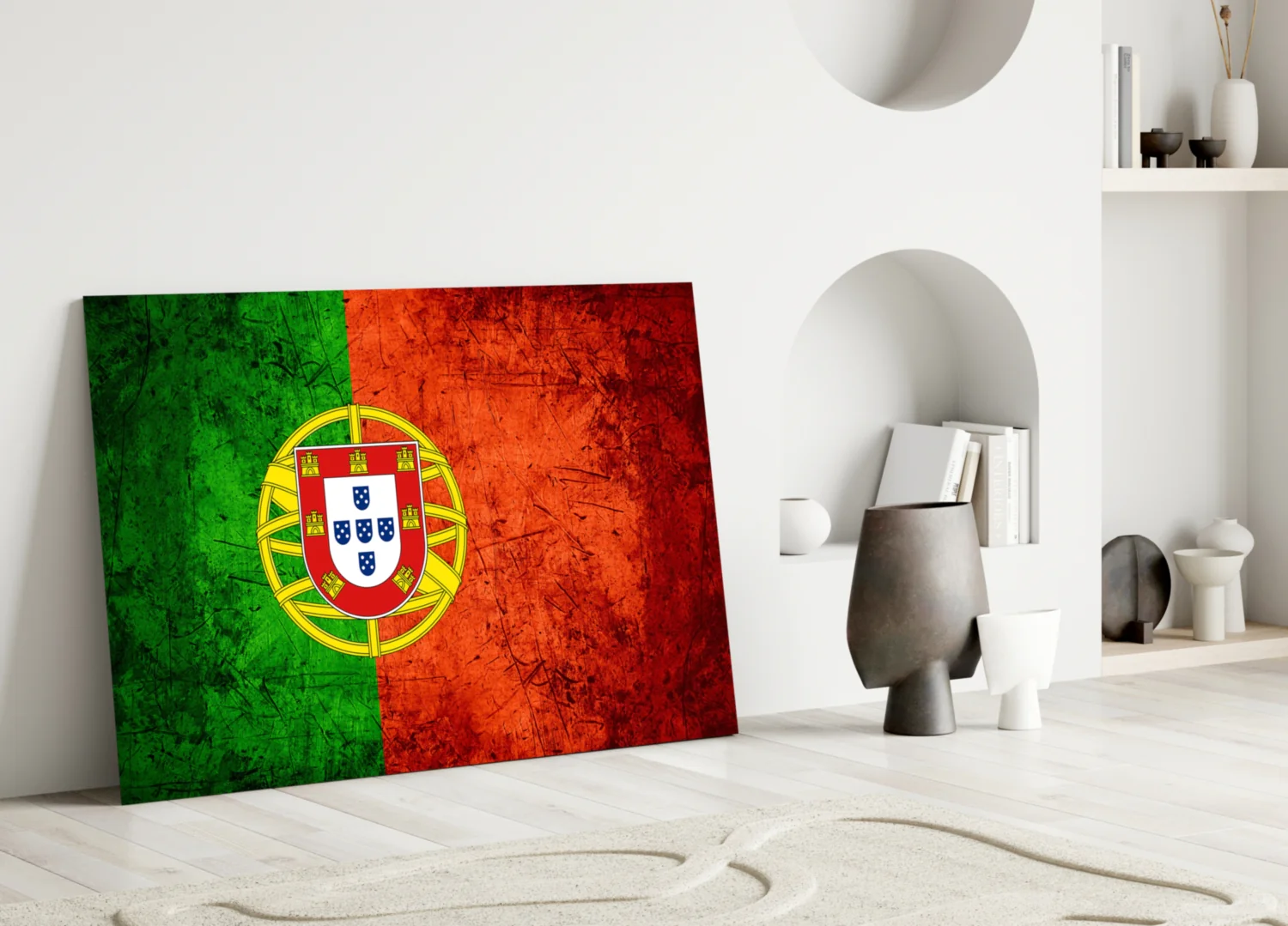 Flag of Portugal Glass Wall Art - Image 3