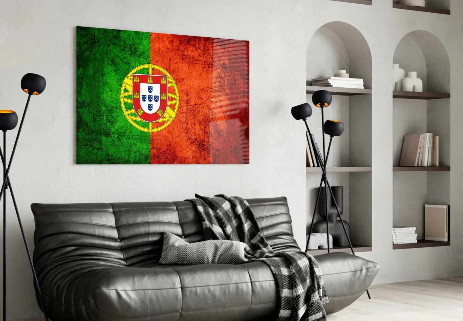 Flag of Portugal Glass Wall Art - Image 4
