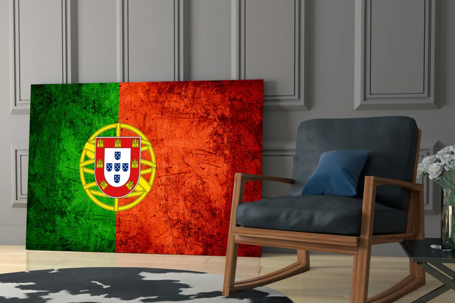 Flag of Portugal Glass Wall Art - Image 6