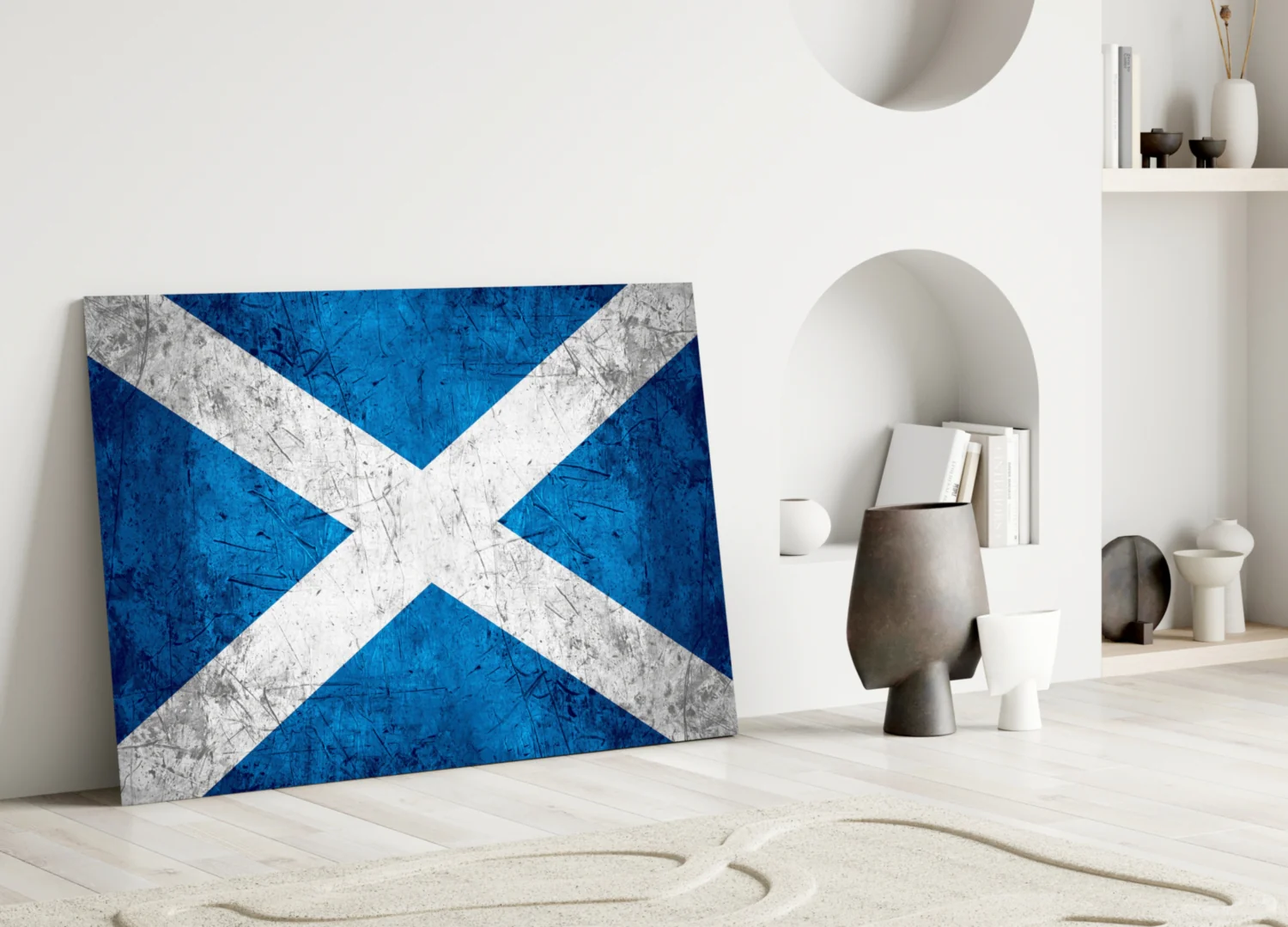 Flag of Scotland Glass Wall Art - Image 3