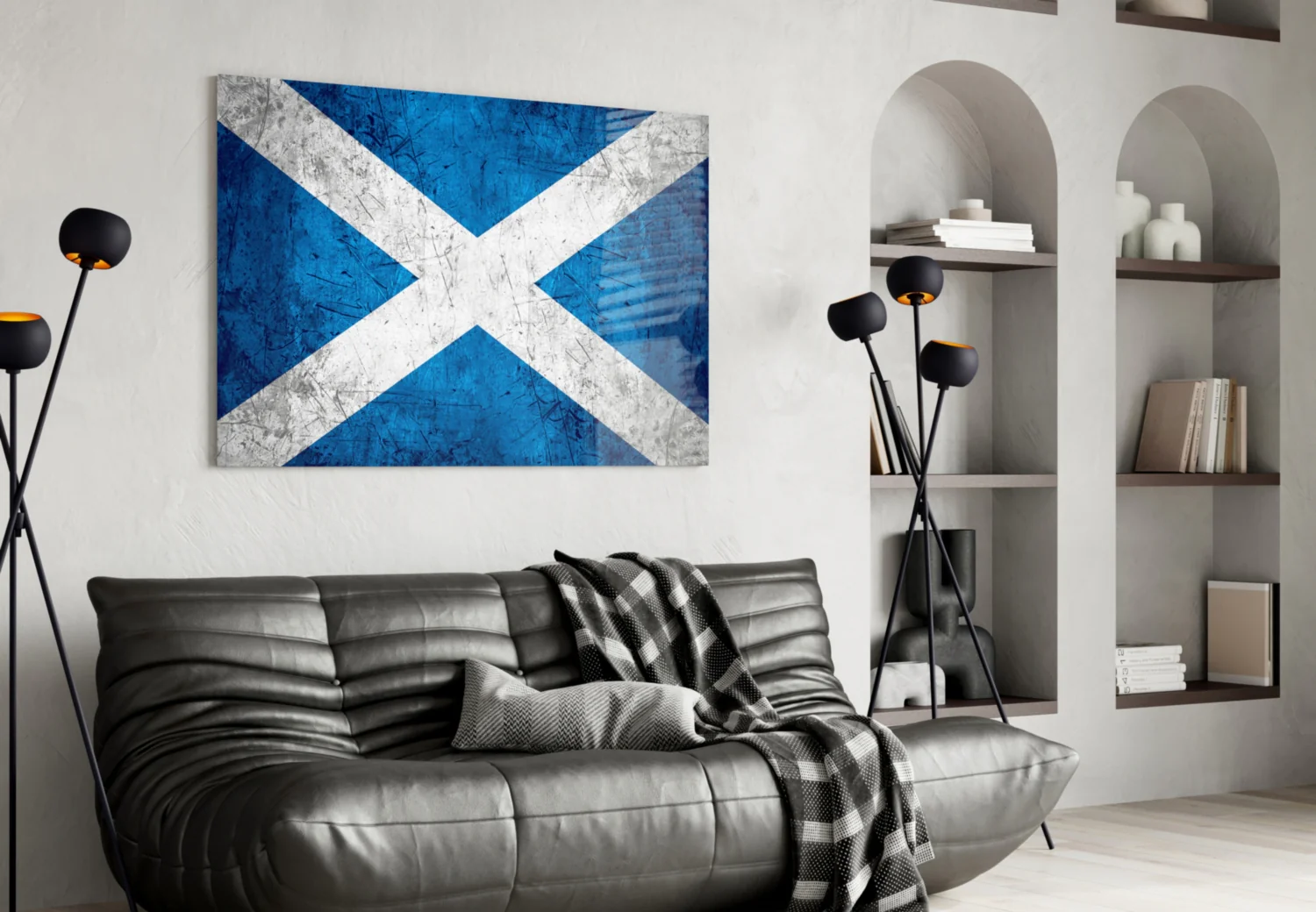 Flag of Scotland Glass Wall Art - Image 4