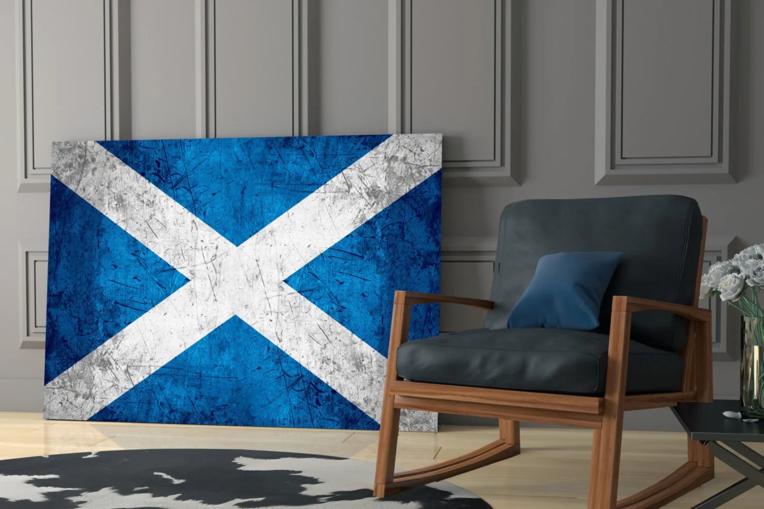 Flag of Scotland Glass Wall Art - Image 6