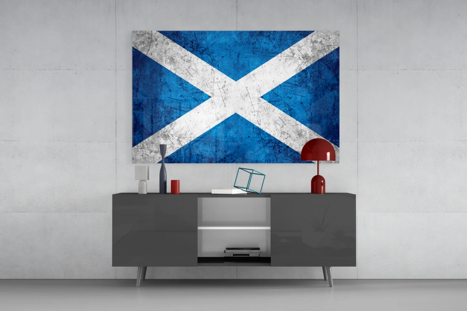 Flag of Scotland Glass Wall Art - Image 8