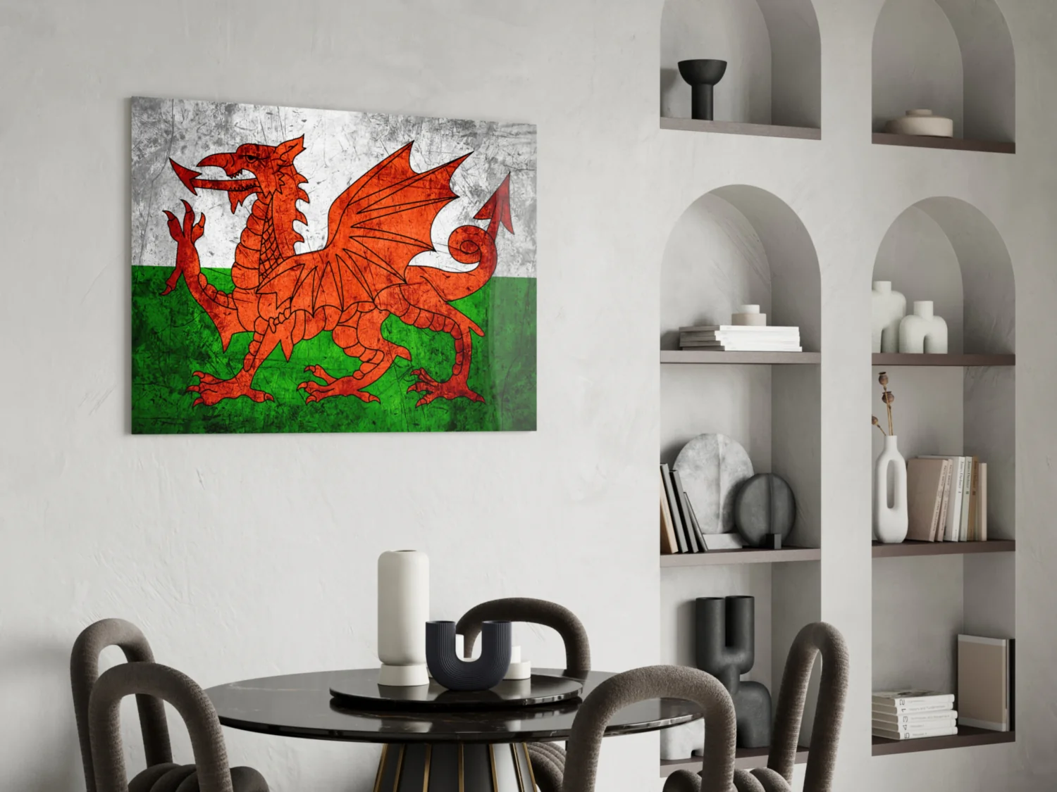 Flag of Wales Glass Wall Art - Image 5