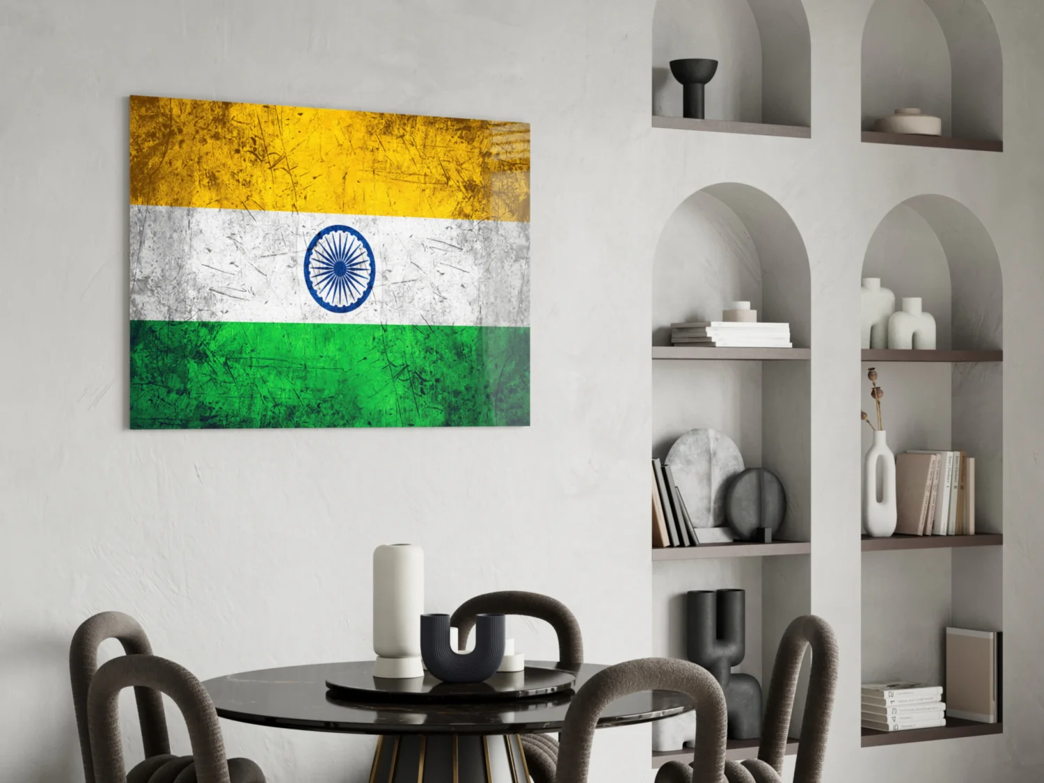 Flag of India Glass Wall Art - Image 5
