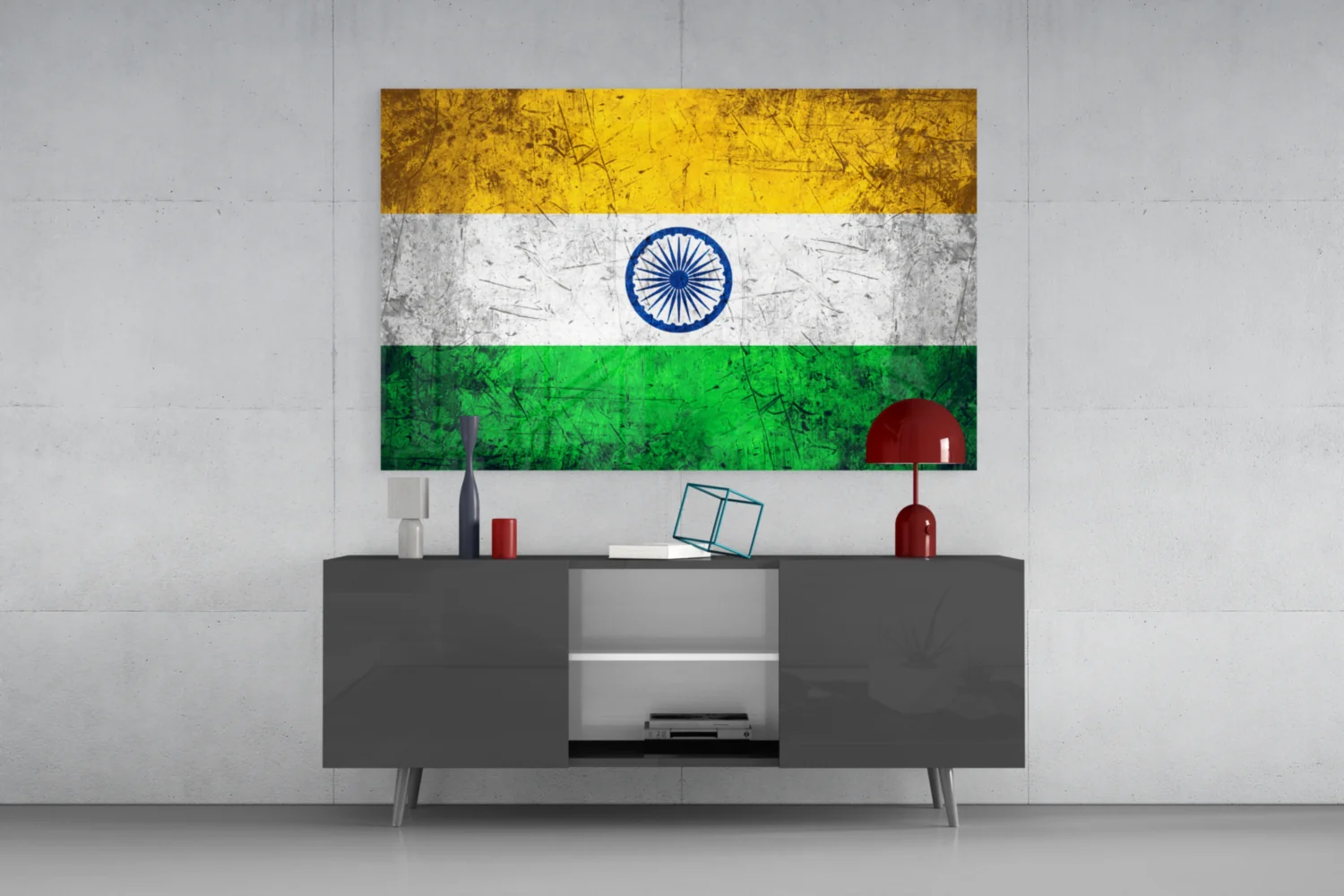 Flag of India Glass Wall Art - Image 8