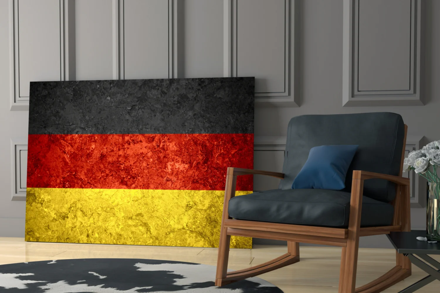 Flag of Germany Glass Wall Art - Image 6