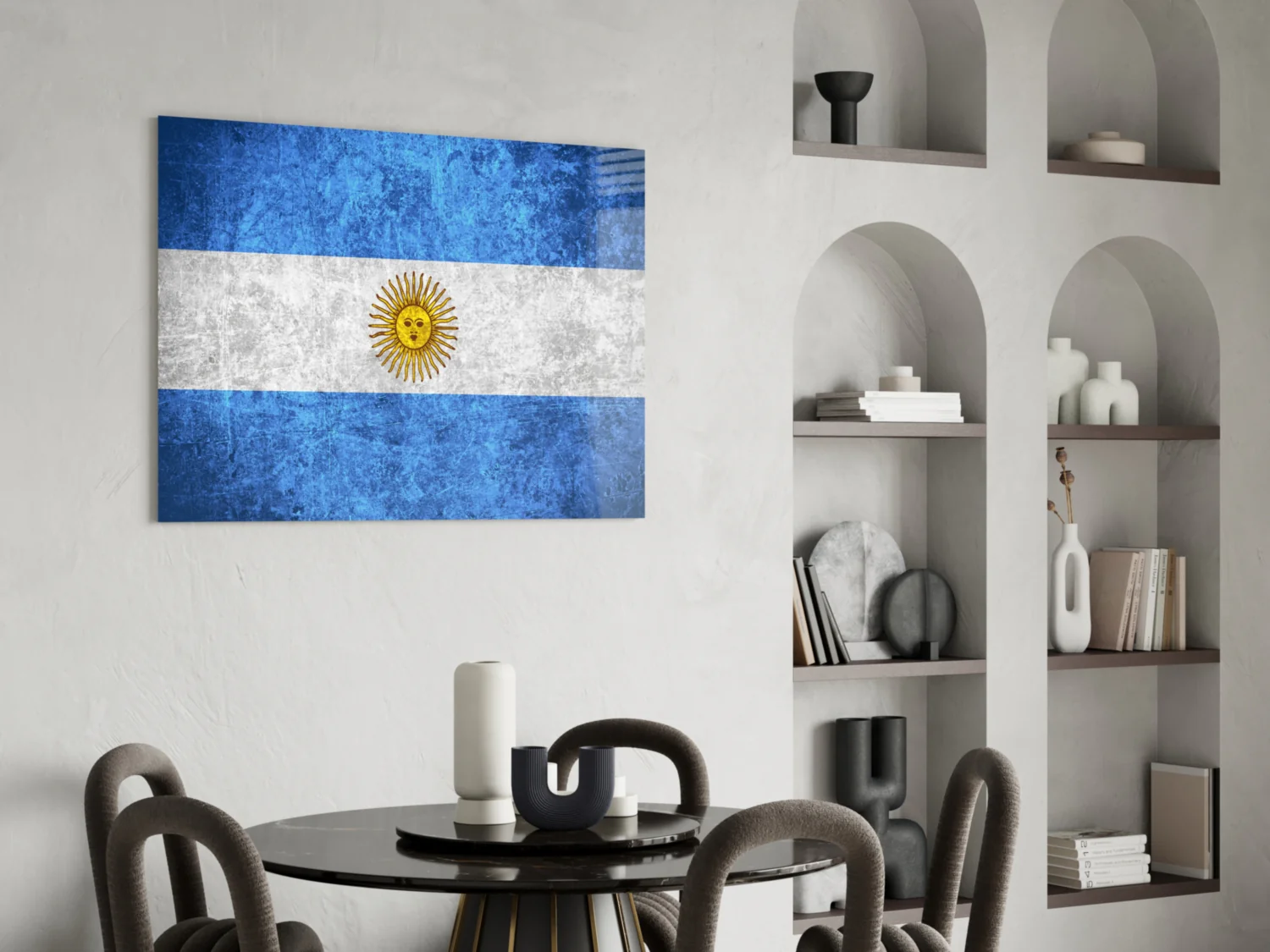Flag of Argentina Glass Wall Art - Image 5