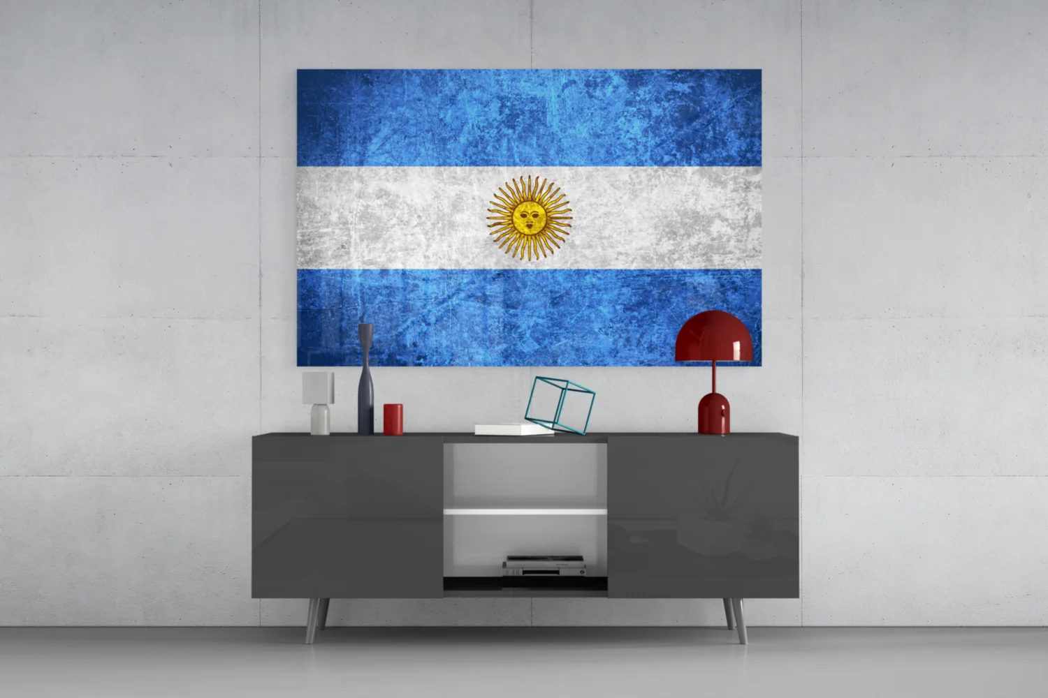 Flag of Argentina Glass Wall Art - Image 8