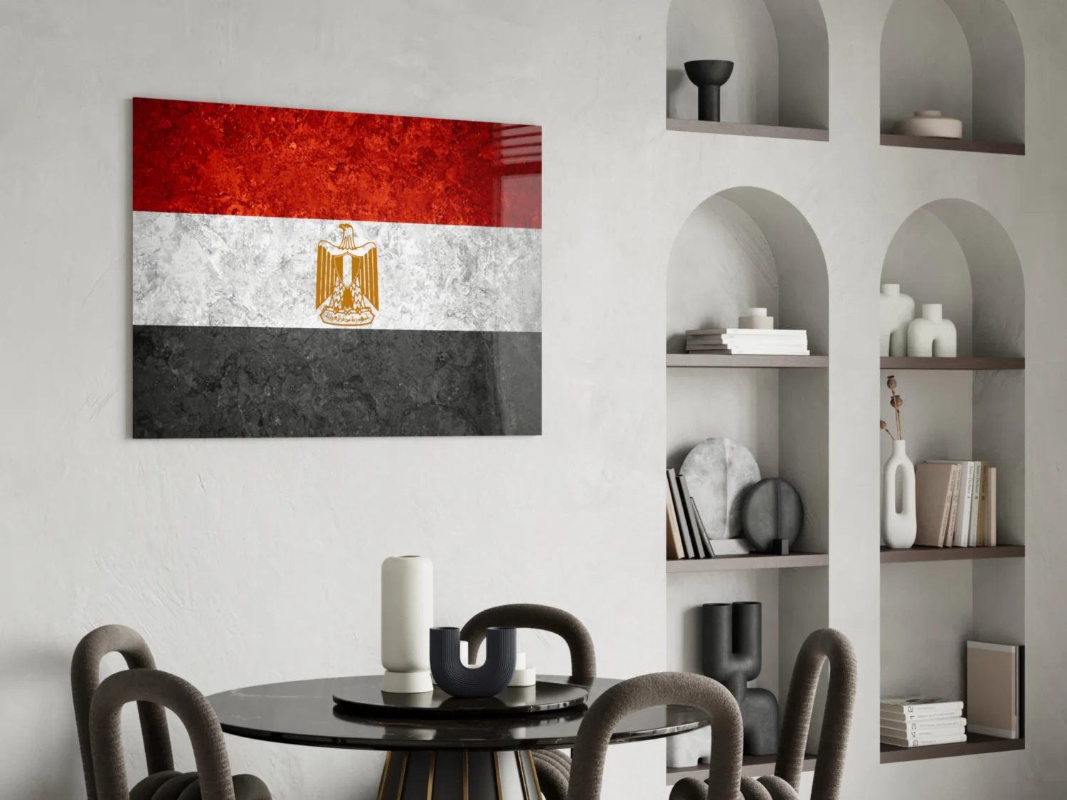 Flag of Egypt Glass Wall Art - Image 5
