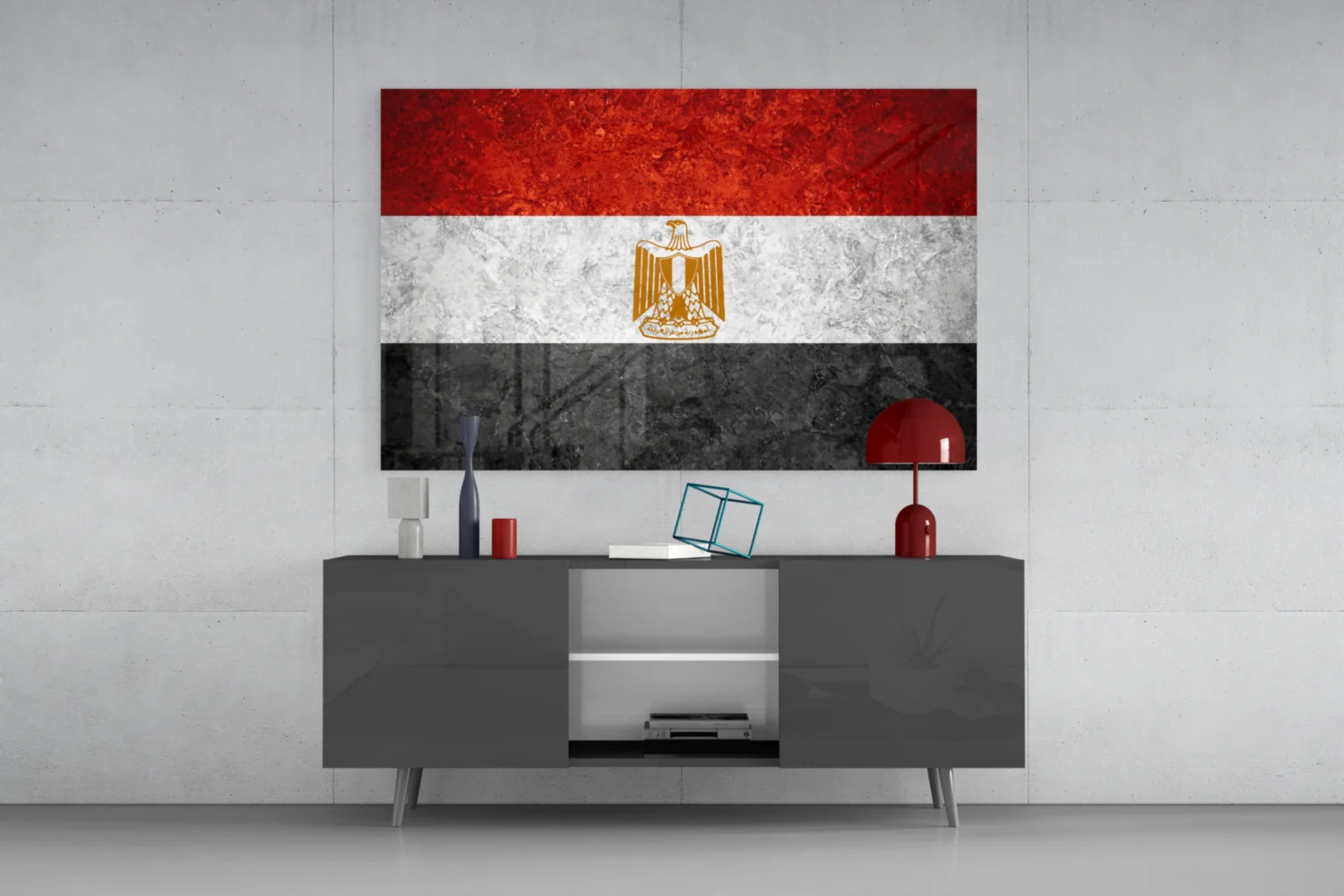 Flag of Egypt Glass Wall Art - Image 8