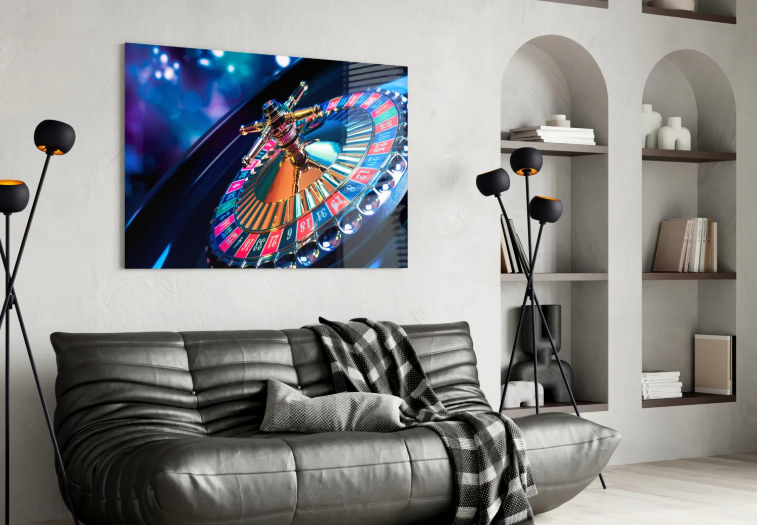Roulette Glass Wall Art - Image 4