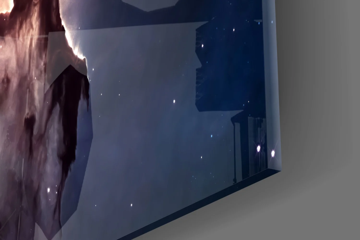 Space Clouds Glass Wall Art - Image 7