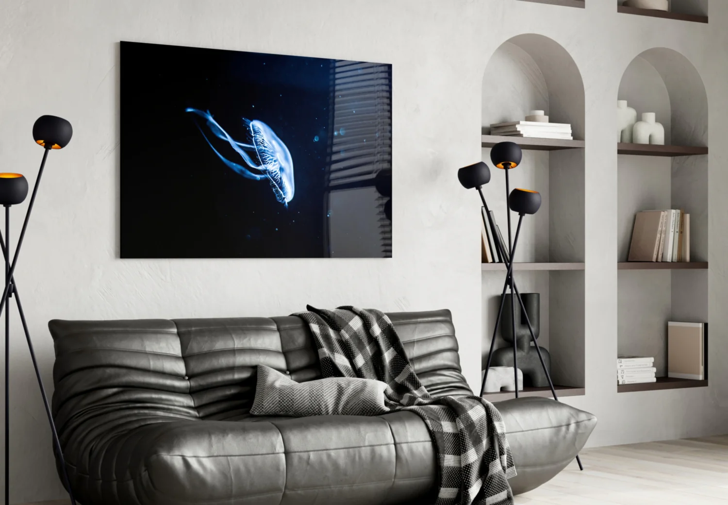 Jellyfish Glass Wall Art - Image 4