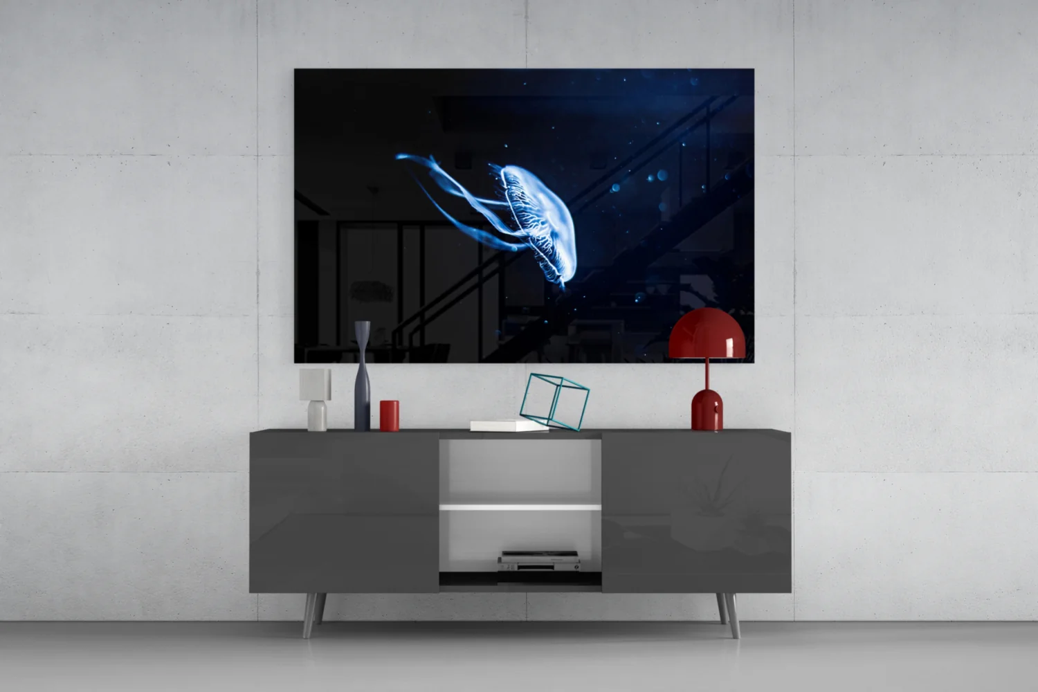 Jellyfish Glass Wall Art - Image 8