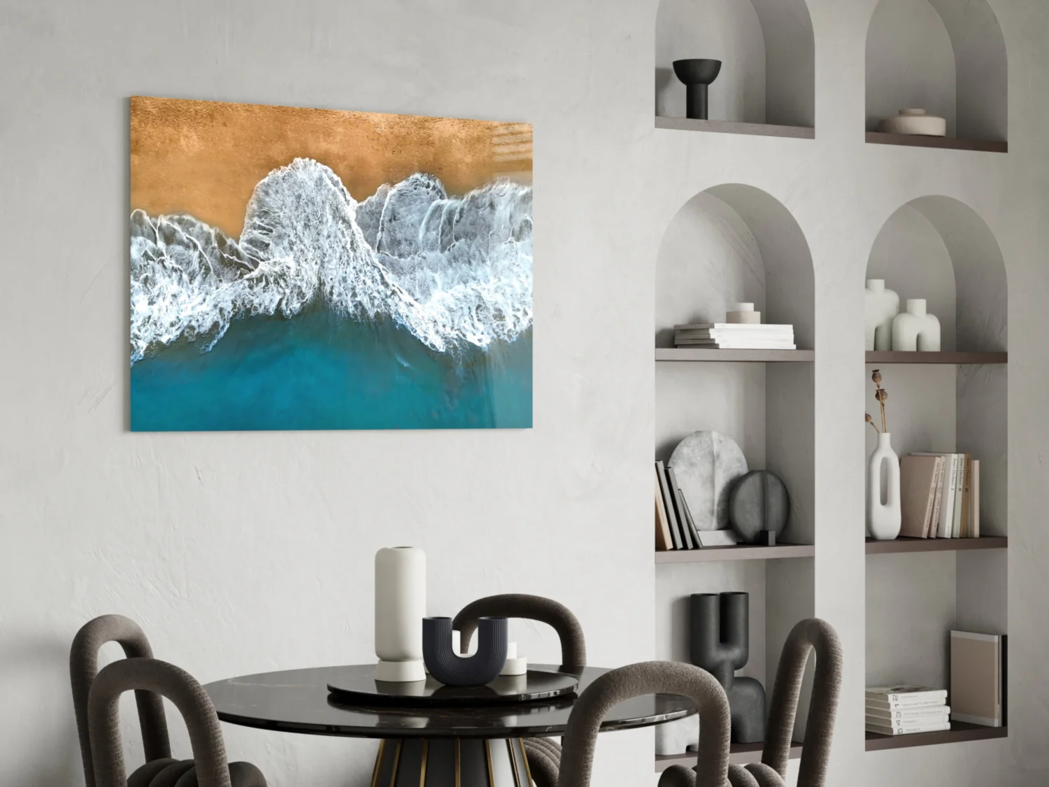 Waves Glass Wall Art - Image 5