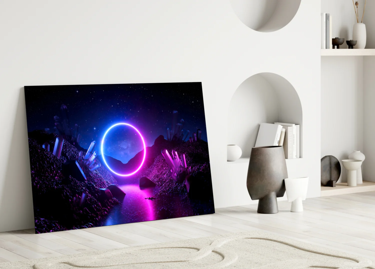 Abstract Art Glass Wall Art - Image 3