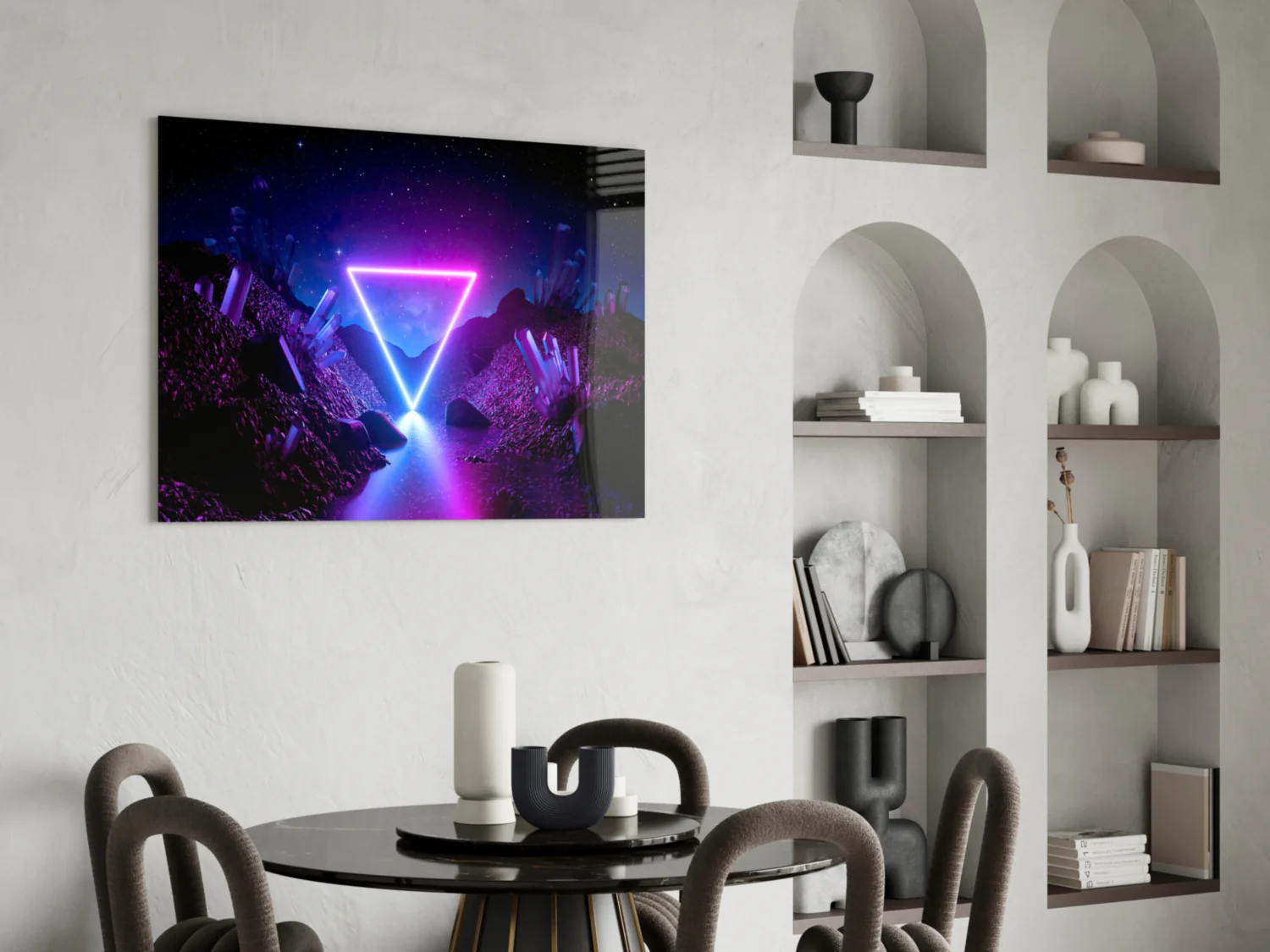 Abstract Art Glass Wall Art - Image 5